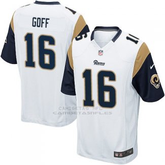 Camiseta Los Angeles Rams Goff Blanco Nike Game NFL Nino