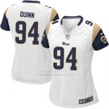 Camiseta Los Angeles Rams Quinn Blanco Nike Game NFL Mujer