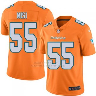 Camiseta Miami Dolphins Misi Naranja Nike Legend NFL Hombre