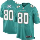 Camiseta Miami Dolphins Sims Verde Nike Game NFL Hombre