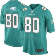 Camiseta Miami Dolphins Sims Verde Nike Game NFL Hombre
