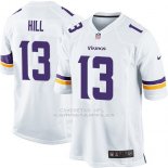 Camiseta Minnesota Vikings Hill Blanco Nike Game NFL Nino