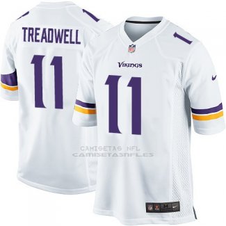 Camiseta Minnesota Vikings Treadwell Blanco Nike Game NFL Hombre
