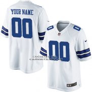 Camiseta NFL Dallas Cowboys Personalizada Blanco