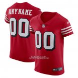 Camiseta NFL Elite San Francisco 49ers Personalizada Alterno Vapor Untouchable Rojo