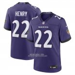 Camiseta NFL Game Baltimore Ravens Derrick Henry Violeta1 Camiseta NFL Game Baltimore Ravens Derrick Henry Violeta1