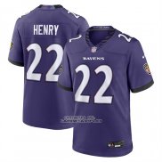 Camiseta NFL Game Baltimore Ravens Derrick Henry Violeta1