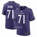 Camiseta NFL Game Baltimore Ravens Olaivavega Ioane 2026 Violeta