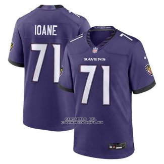 Camiseta NFL Game Baltimore Ravens Olaivavega Ioane 2026 Violeta