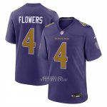 Camiseta NFL Game Baltimore Ravens Zay Flowers Alterno Violeta