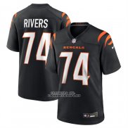 Camiseta NFL Game Cincinnati Bengals Jalen Rivers Negro