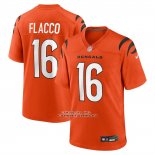 Camiseta NFL Game Cincinnati Bengals Joe Flacco Alterno Naranja