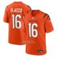 Camiseta NFL Game Cincinnati Bengals Joe Flacco Alterno Naranja