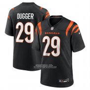 Camiseta NFL Game Cincinnati Bengals Kyle Dugger Negro