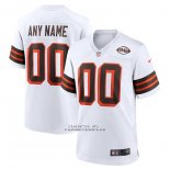 Camiseta NFL Game Cleveland Browns Personalizada Collection Alterno 1946 Blanco