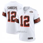 Camiseta NFL Game Cleveland Browns Shedeur Sanders 2025 Draft 2nd Alternate Blanco