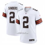Camiseta NFL Game Cleveland Browns Shedeur Sanders Blanco
