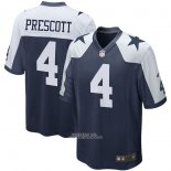 Camiseta NFL Game Dallas Cowboys Dak Prescott Alterno Azul