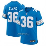 Camiseta NFL Game Detroit Lions Chuck Clark Azul