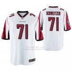 Camiseta NFL Game Hombre Atlanta Falcons Wes Schweitzer Blanco