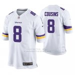 Camiseta NFL Game Hombre Minnesota Vikings Kirk Cousins Blanco