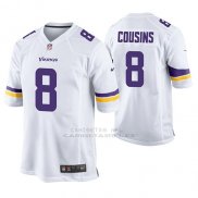 Camiseta NFL Game Hombre Minnesota Vikings Kirk Cousins Blanco