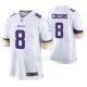 Camiseta NFL Game Hombre Minnesota Vikings Kirk Cousins Blanco