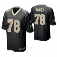 Camiseta NFL Game Hombre New Orleans Saints Erik Mccoy Negro