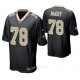 Camiseta NFL Game Hombre New Orleans Saints Erik Mccoy Negro