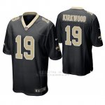 Camiseta NFL Game Hombre New Orleans Saints Keith Kirkwood Negro