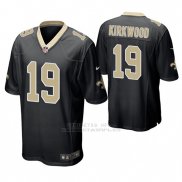 Camiseta NFL Game Hombre New Orleans Saints Keith Kirkwood Negro