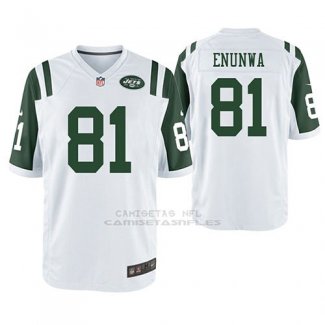 Camiseta NFL Game Hombre New York Jets Quincy Enunwa Blanco