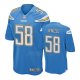 Camiseta NFL Game Hombre San Diego Chargers Uchenna Nwosu Azul