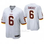 Camiseta NFL Game Hombre Washington Commanders Mark Sanchez Blanco