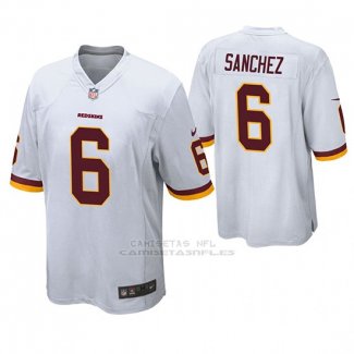 Camiseta NFL Game Hombre Washington Commanders Mark Sanchez Blanco