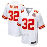 Camiseta NFL Game Kansas City Chiefs Nick Bolton Segunda Blanco