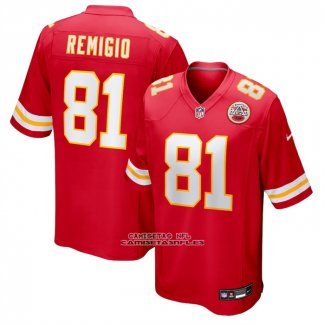 Camiseta NFL Game Kansas City Chiefs Nikko Remigio Rojo