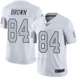 Camiseta NFL Game Las Vegas Raiders 84 Antonio Brown Blanco