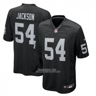 Camiseta NFL Game Las Vegas Raiders Brennan Jackson Negro