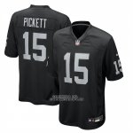 Camiseta NFL Game Las Vegas Raiders Kenny Pickett Negro