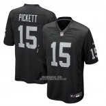 Camiseta NFL Game Las Vegas Raiders Kenny Pickett Negro