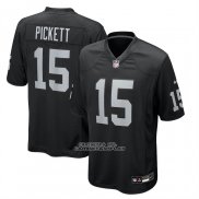 Camiseta NFL Game Las Vegas Raiders Kenny Pickett Negro