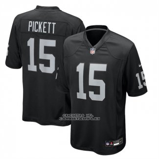 Camiseta NFL Game Las Vegas Raiders Kenny Pickett Negro
