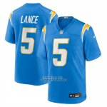 Camiseta NFL Game Los Angeles Chargers Trey Lance Azul