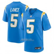 Camiseta NFL Game Los Angeles Chargers Trey Lance Azul