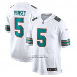 Camiseta NFL Game Miami Dolphins Jalen Ramsey Alterno Blanco