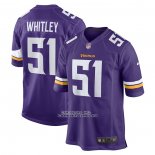 Camiseta NFL Game Minnesota Vikings Benton Whitley Primera Violeta