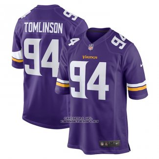 Camiseta NFL Game Minnesota Vikings Dalvin Tomlinson Violeta