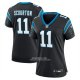 Camiseta NFL Game Mujer Carolina Panthers Nic Scourton Negro