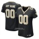 Camiseta NFL Game Mujer New Orleans Saints Personalizada Negro